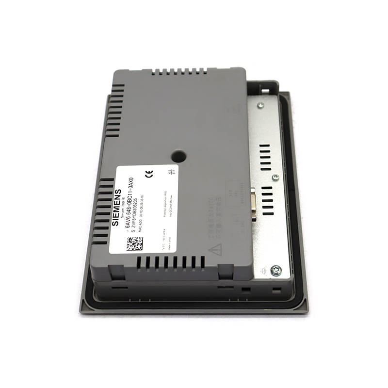 Siemens 6AV6648-0BC11-3AX0 – это базовая клавишная панель SIMATIC KP8 с монохромным ЖК-дисплеем STN размером 5.7 дюймов и разрешением 320×240 пикселей (QVGA). Панель имеет прочный пластиковый корпус со степенью защиты IP65, поддерживает протокол связи PROFIBUS DP и предназначена для простых операций и задач мониторинга оборудования, подходя для базовых операционных потребностей в промышленных условиях.