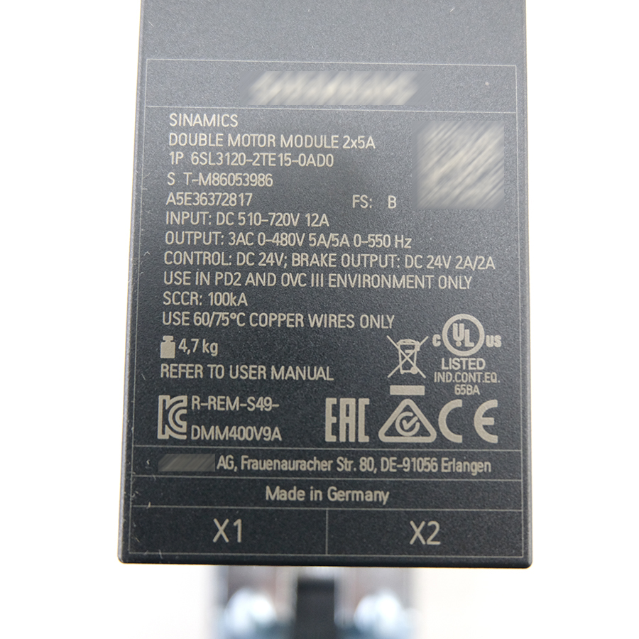 6SL3120-2TE15-0AD0