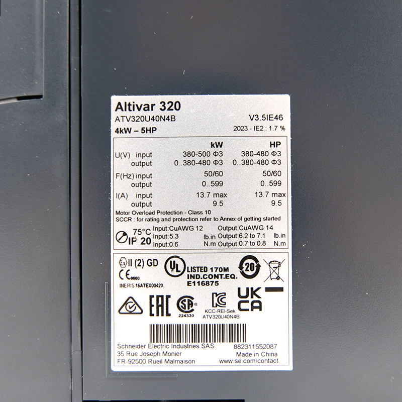 Schneider Electric ATV320U40N4B
