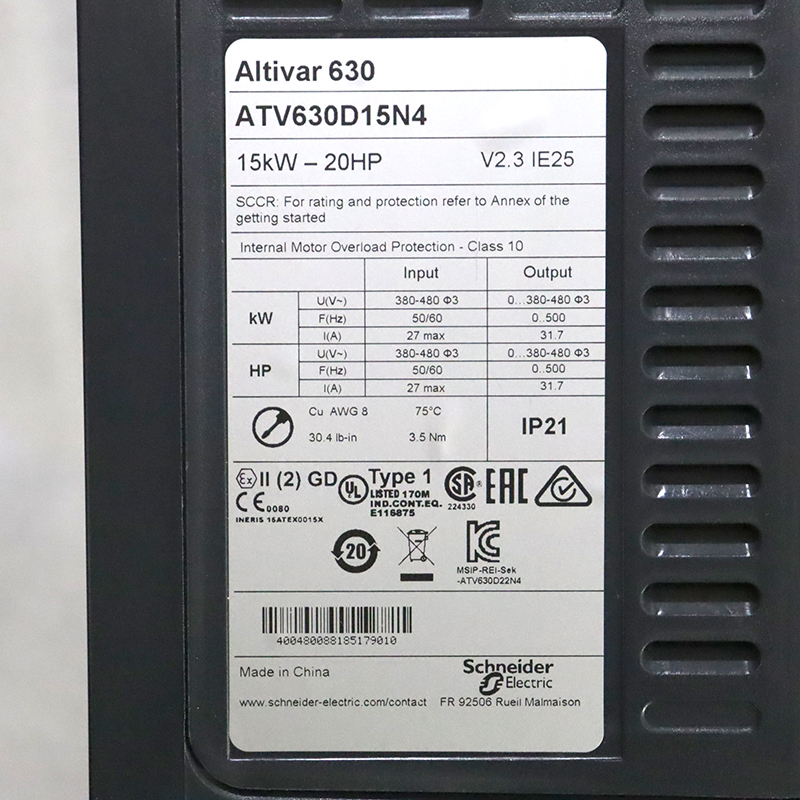 Schneider Electric ATV630D15N4