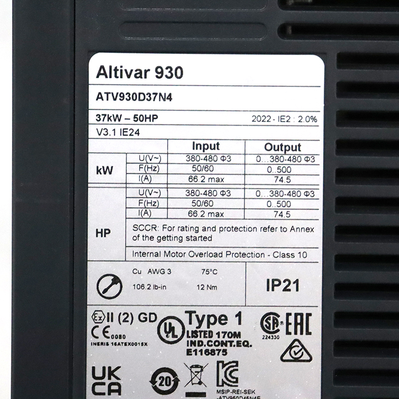 Schneider Electric ATV930D37N4