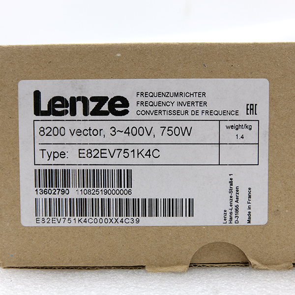 Оригинальный инвертор Lenze E82EV751K4C
