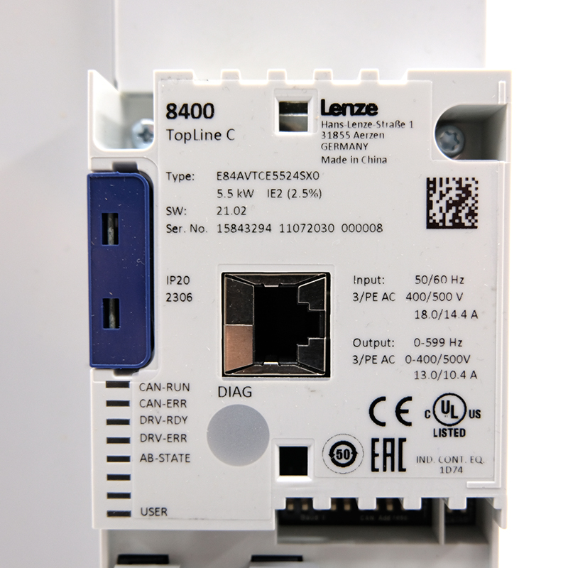Lenze E84AVTCE5524SX0 высокопроизводительный преобразователь частоты